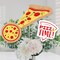 Big Dot of Happiness Pizza Party Time - Baby Shower or Birthday Party Centerpiece Sticks - Table Toppers - Set of 15